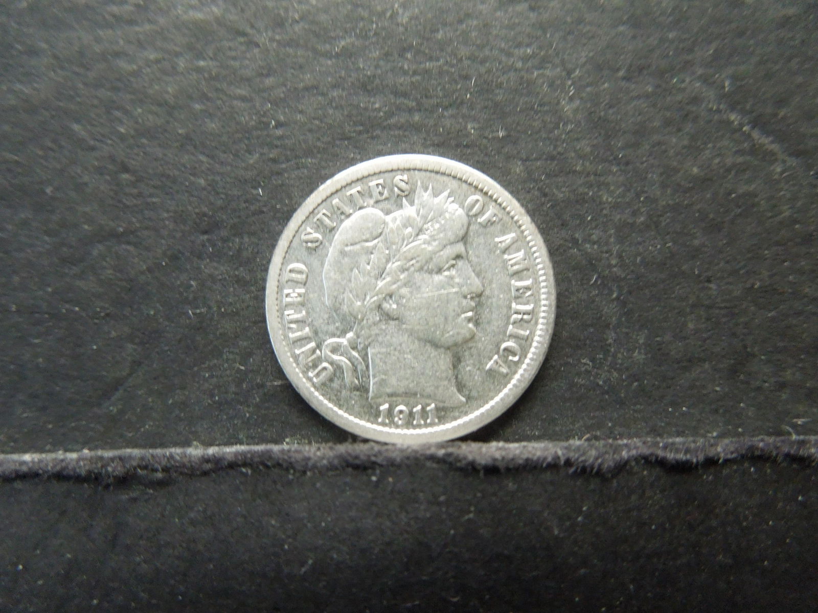 1911 Barber Dime.  Full Bold Liberty. (1 of 2)