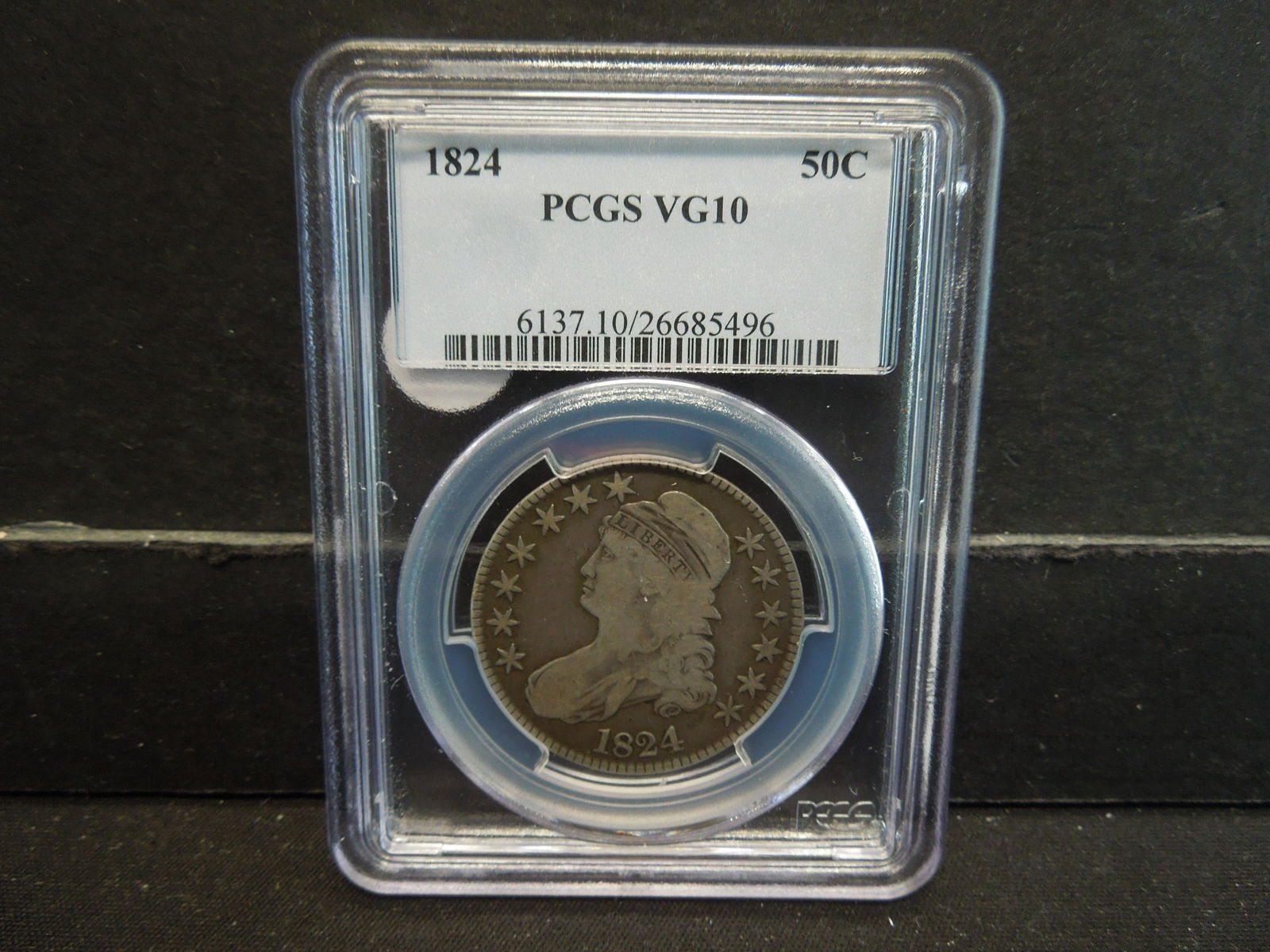 1824 Capped Bust Half PCGS VG10 (1 of 4)