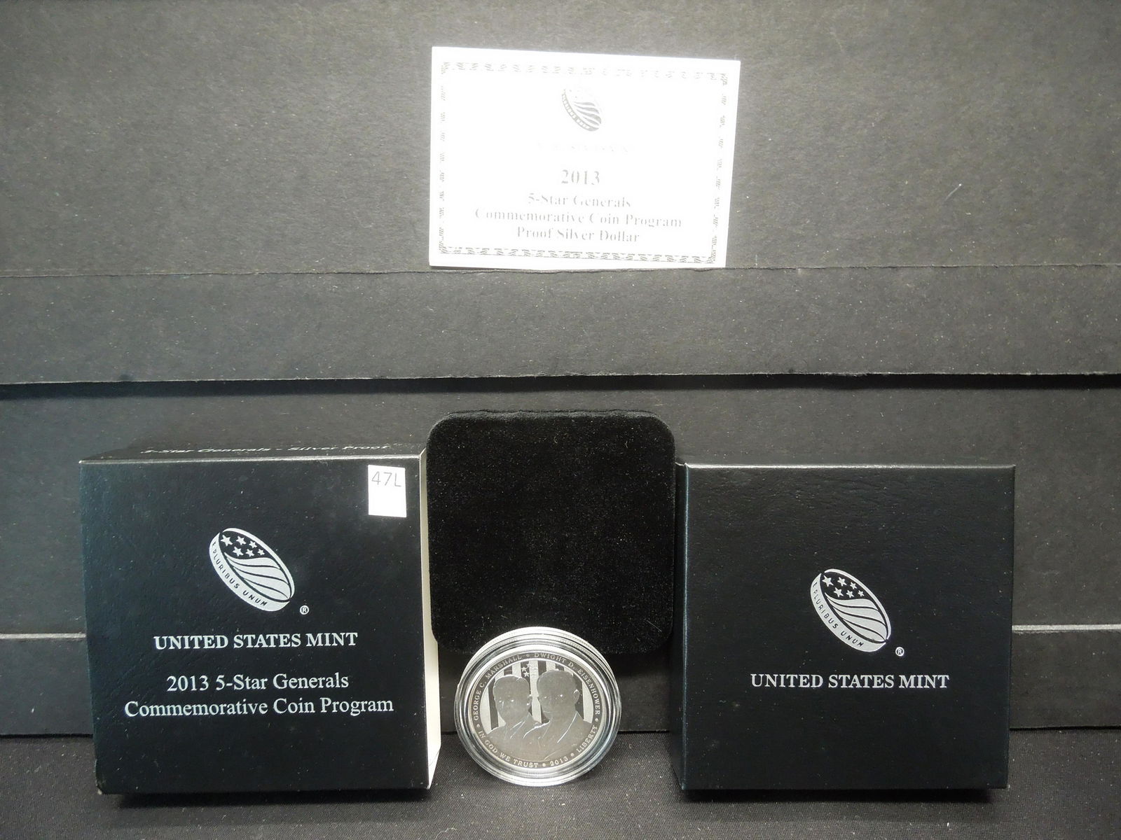 2013-P 5-Star General Commemorative Proof Silver Dollar (1 of 5)