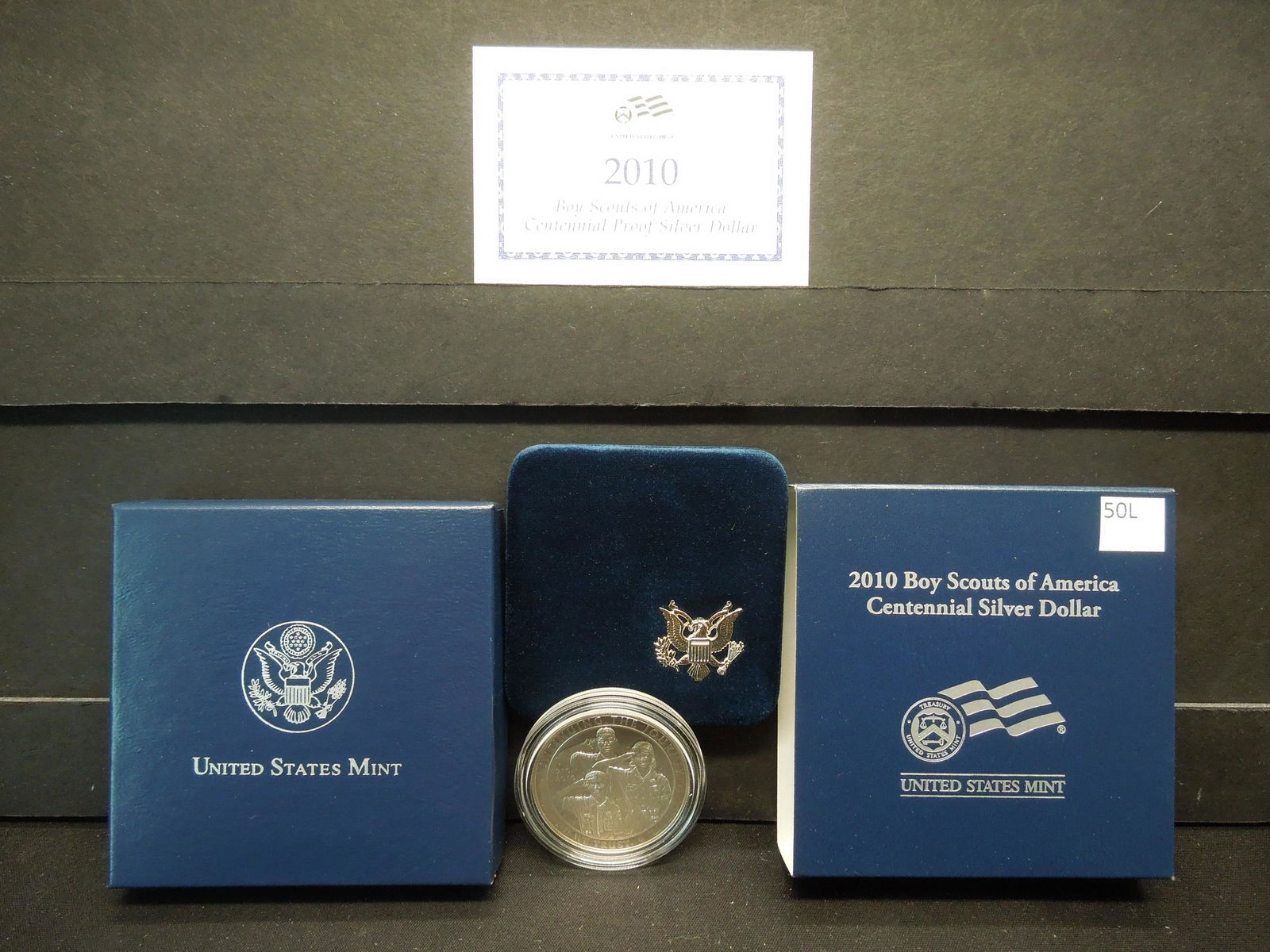 2013-P Boy Scouts of America Centennial Proof Silver (1 of 5)
