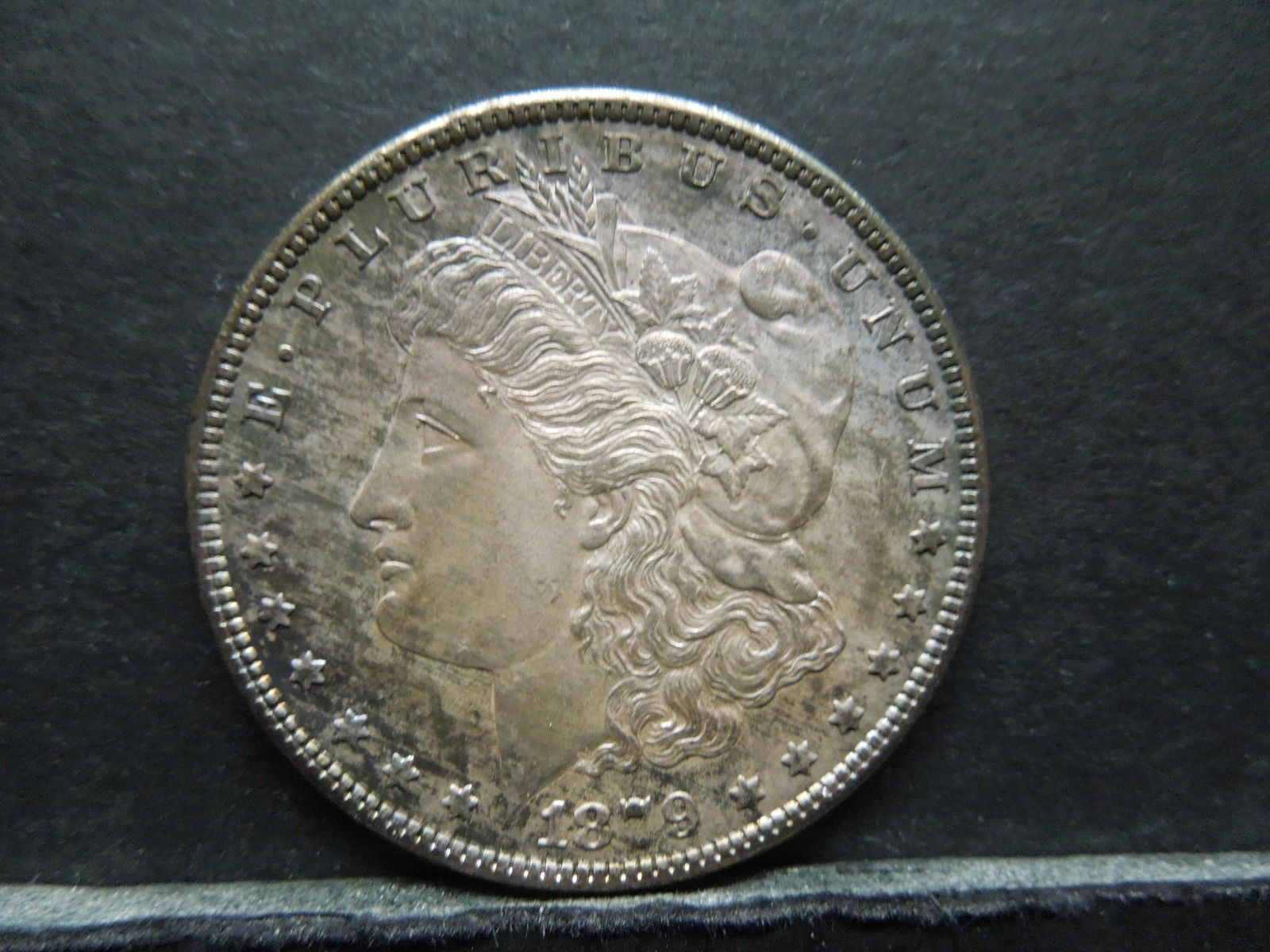 1879-S Morgan Silver Dollar Choice BU GORGEOUS COLOR!! (1 of 2)