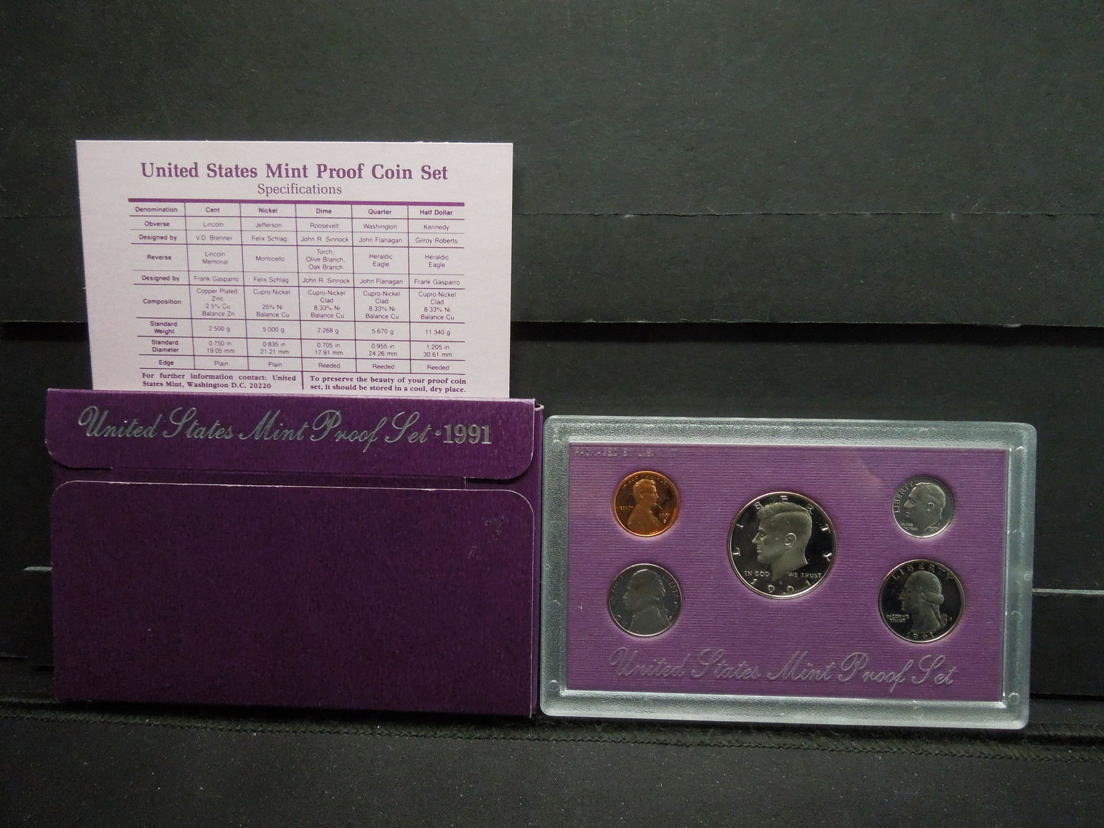 1990 US Proof Set (1 of 4)