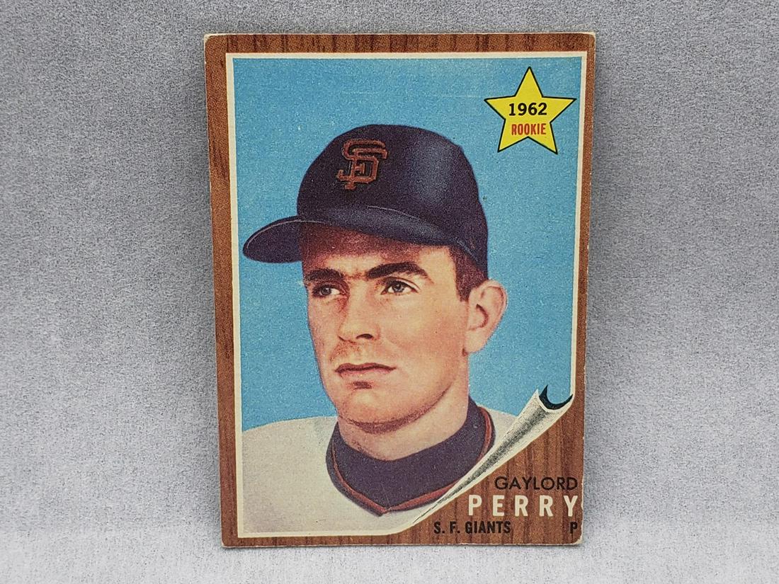 1962 Topps Gaylord Perry #199 Rookie HOF: 1962 Topps Gaylord Perry #199 Rookie HOF