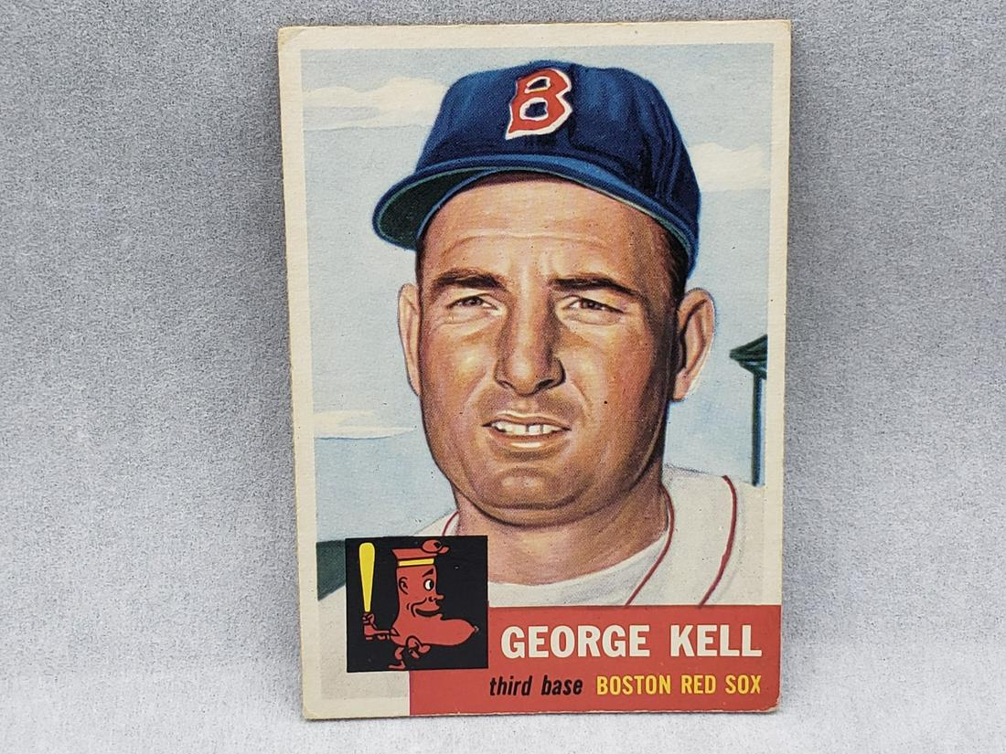 1953 Topps George Kell #138 HOF Short Print (1 of 2)