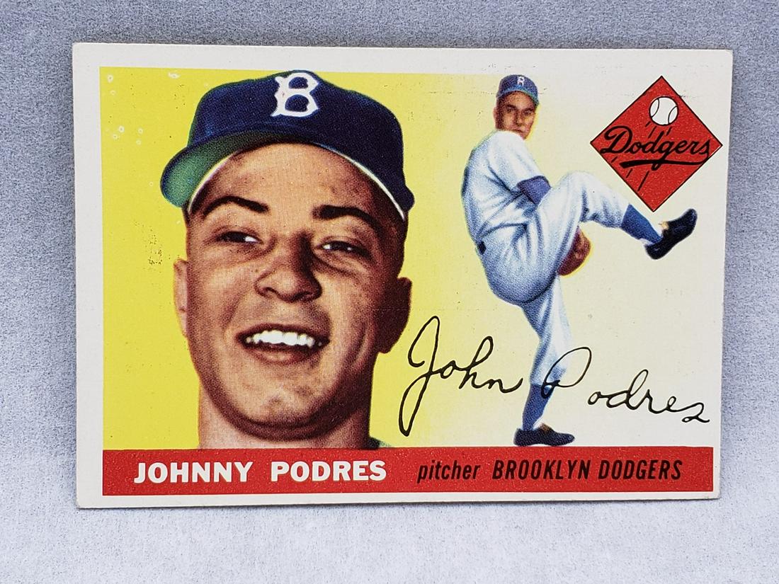 1955 Topps Johnny Podres #25 (1 of 2)