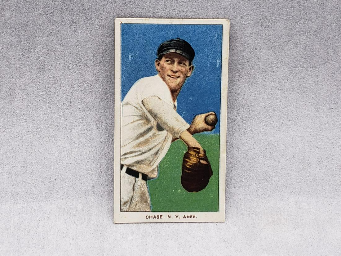 1909-11 T206 Hal Chase Dark Cap Polar Bear Back (1 of 2)