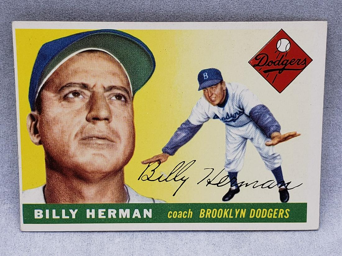1955 Topps Billy Herman #19 HOF (1 of 2)