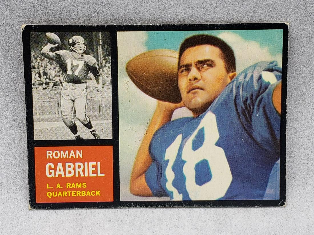 1962 Topps Roman Gabriel #88 Rookie Short Print (1 of 2)