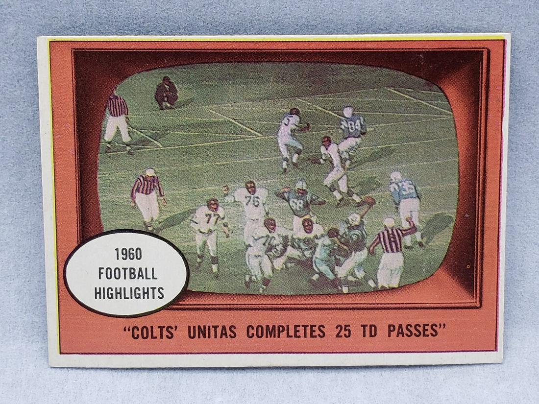 1961 Topps John Unitas #57 HOF (1 of 2)