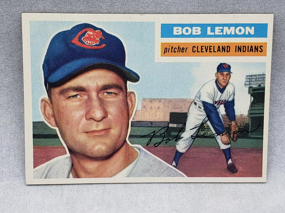 1956 Topps Bob Lemon #255 HOF: 1956 Topps Bob Lemon #255 HOF