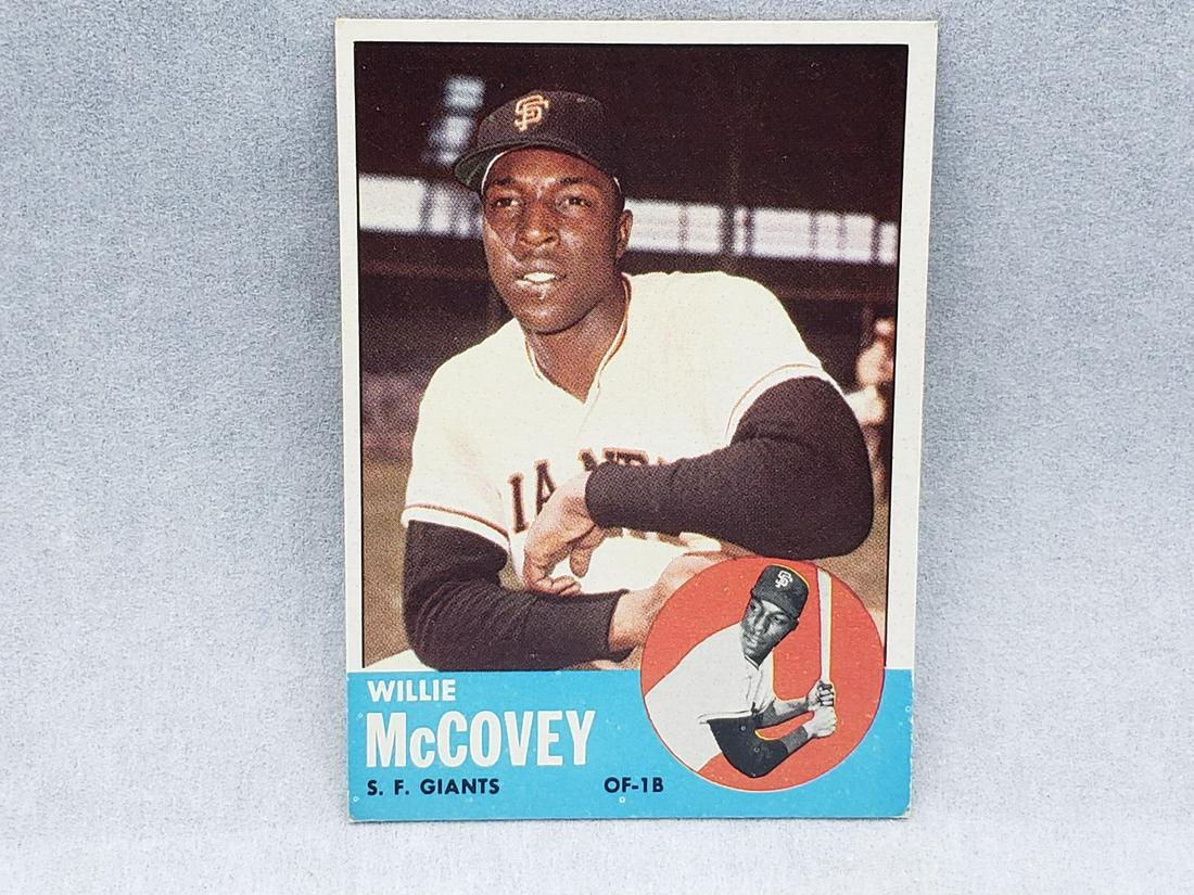 1963 Topps Willie McCovey #490 HOF (1 of 2)