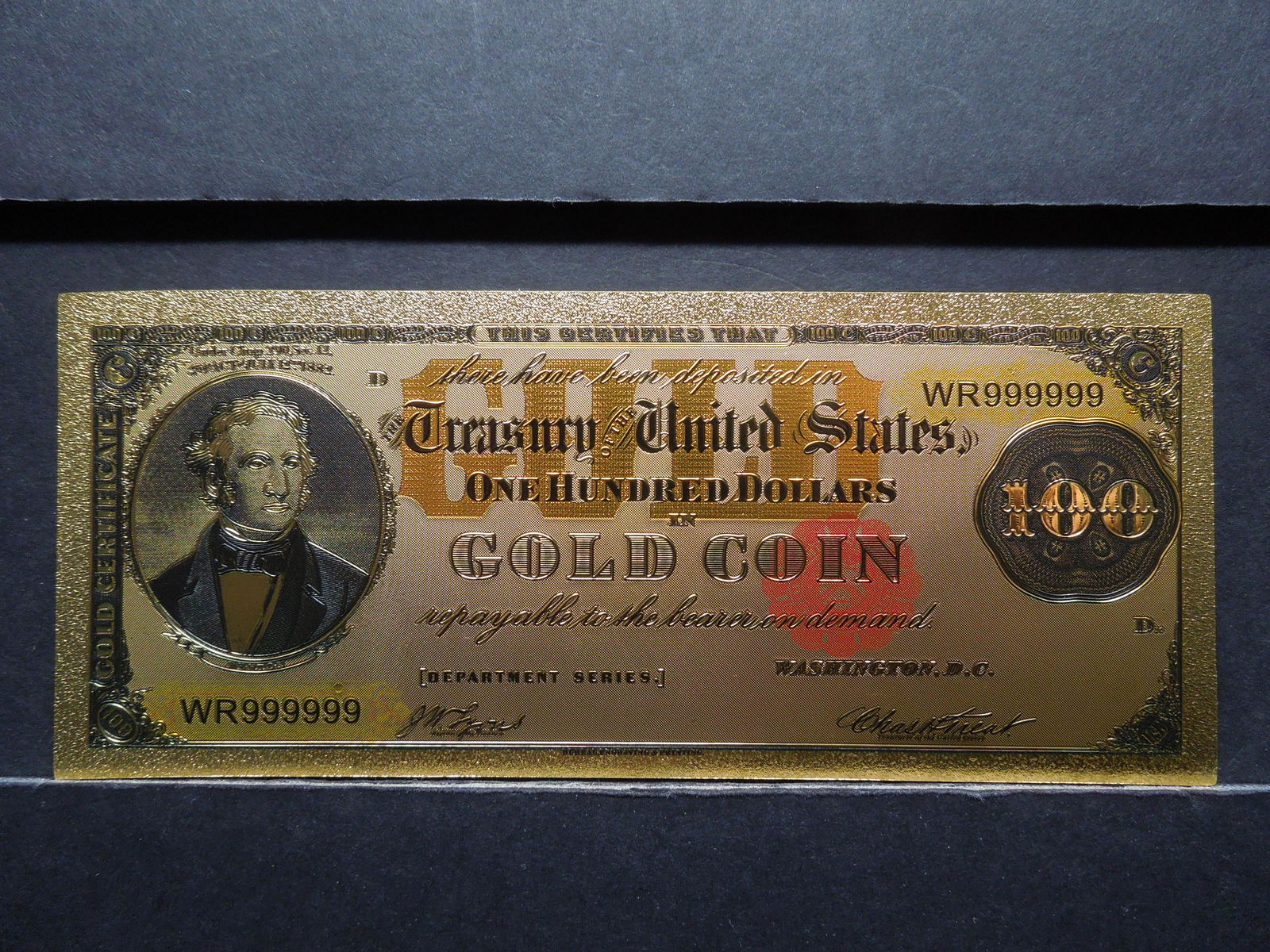 $100 24K Gold Foil Note (Not Legal Tender) (1 of 2)