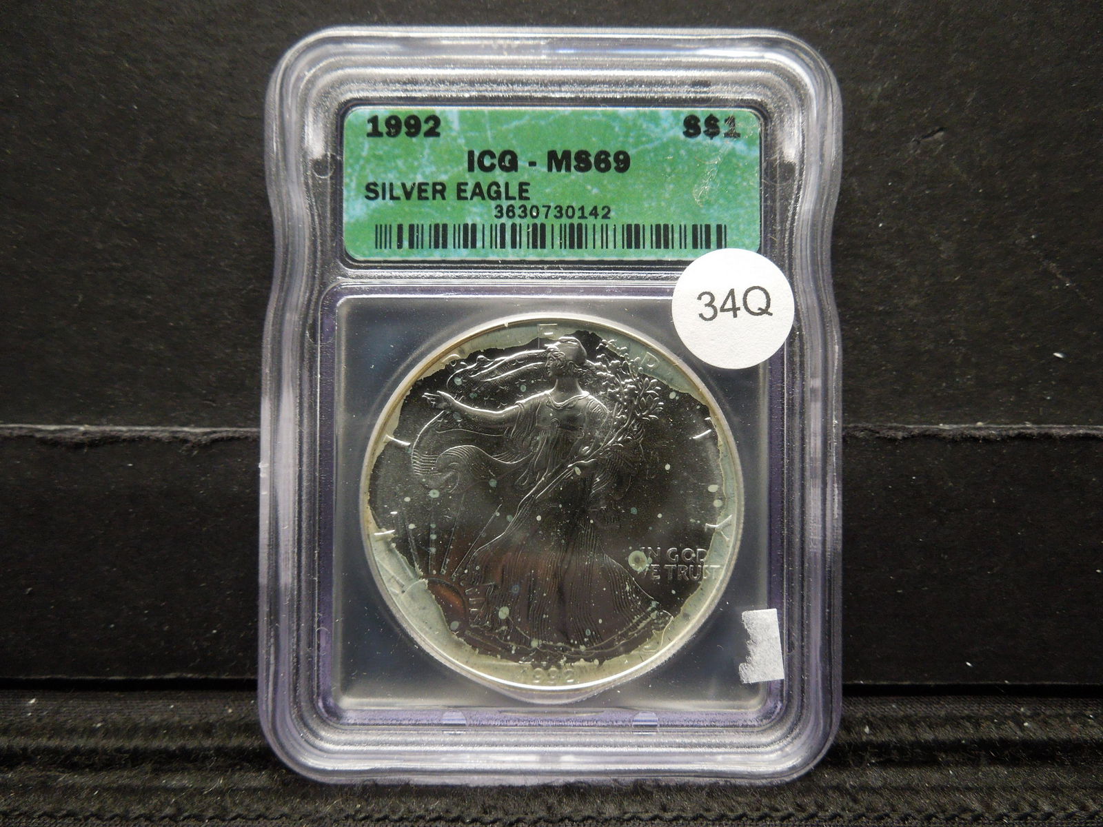 1992 American Silver Eagle ICG MS69 (1 of 4)