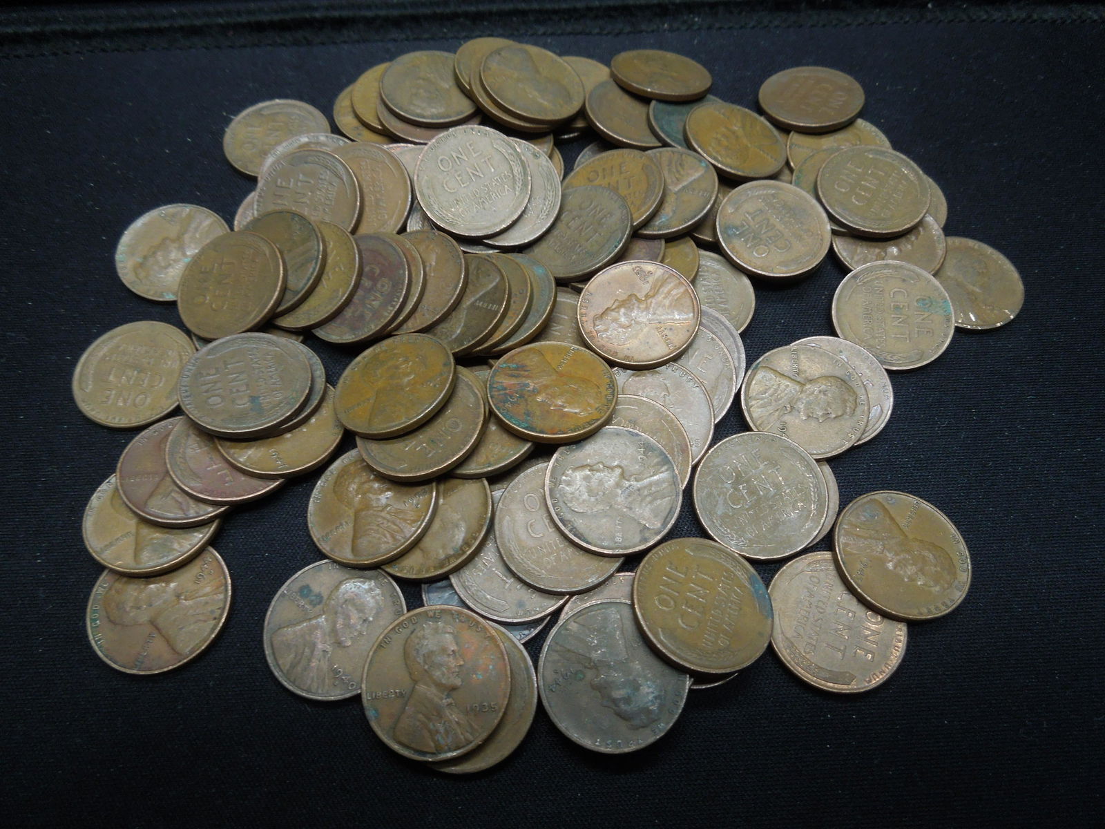 100 Lincoln Wheat Cents (1 of 4)