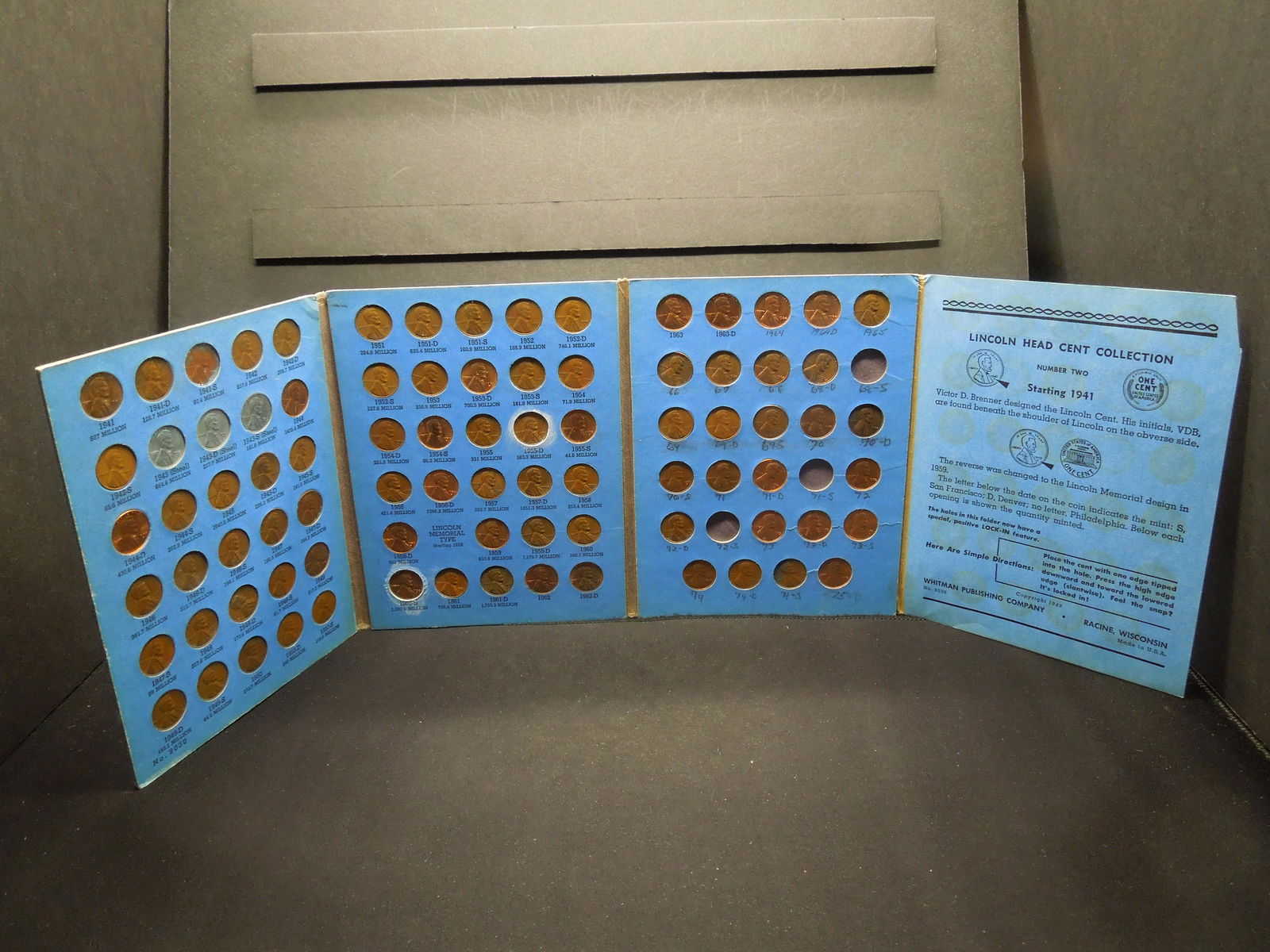 Lincoln Wheat Cent Book, Approx. (85) Coins (1 of 7)