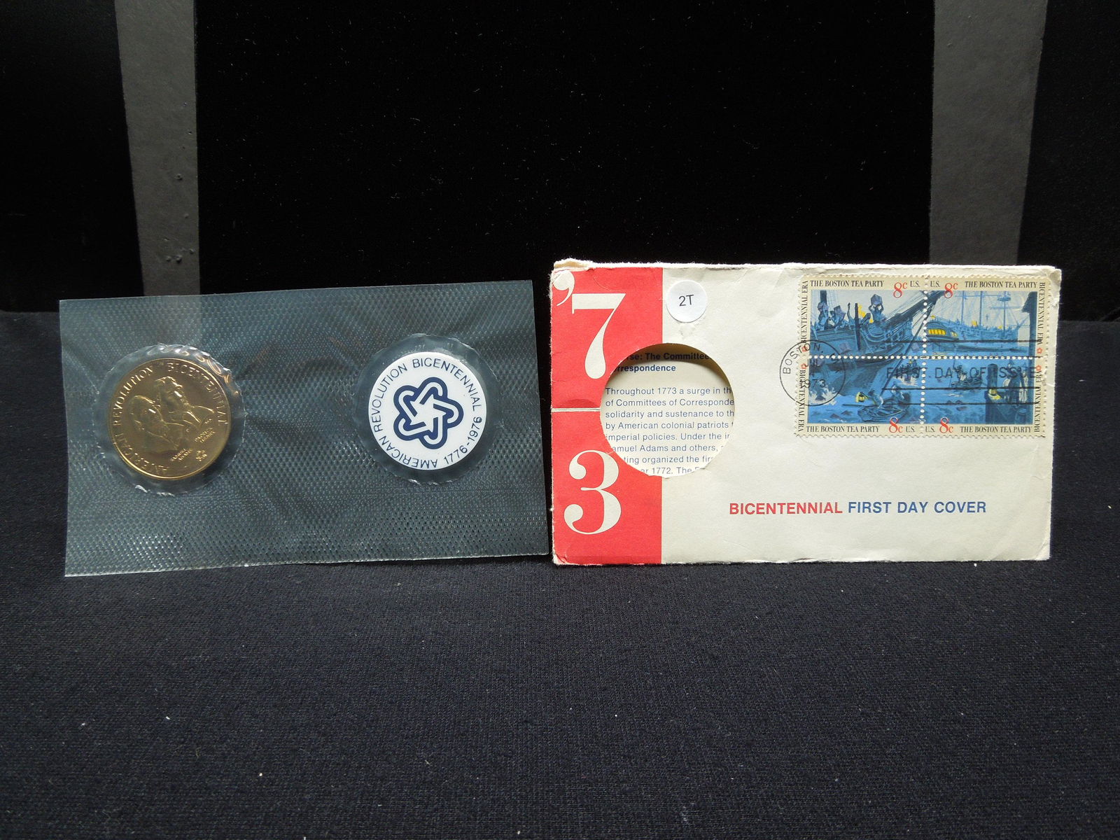 1973 Bicentennial First Day Coin and Postage: 1973 Bicentennial First Day Coin and Postage