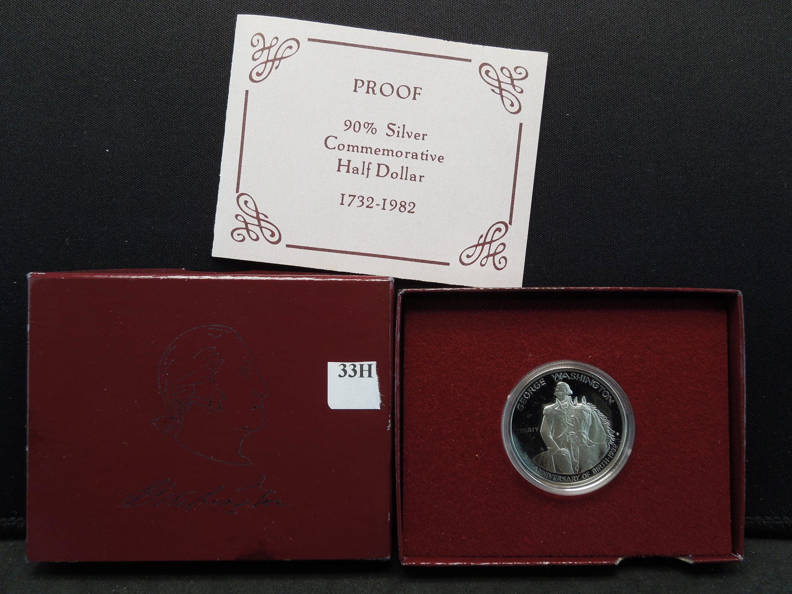 1982 S Washington Proof Silver Half Dollar in box (1 of 4)