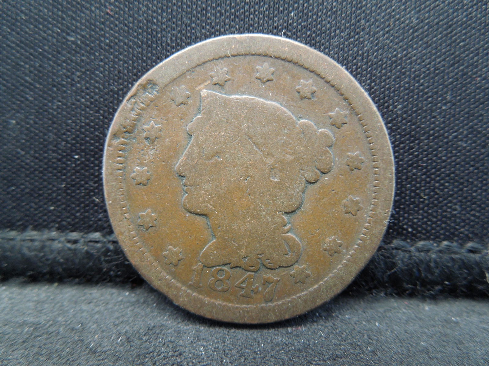 1847 US Large Cent (1 of 2)