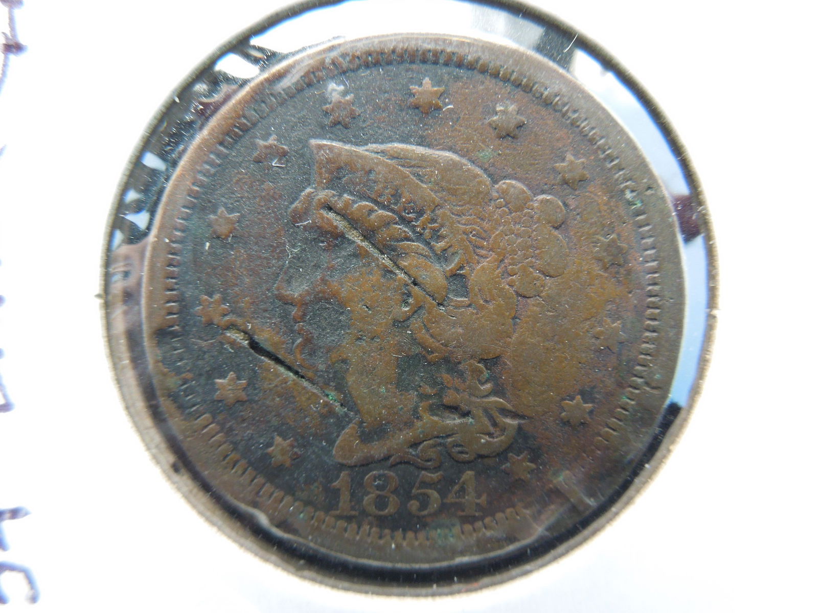 1854 US Large Cent (1 of 3)