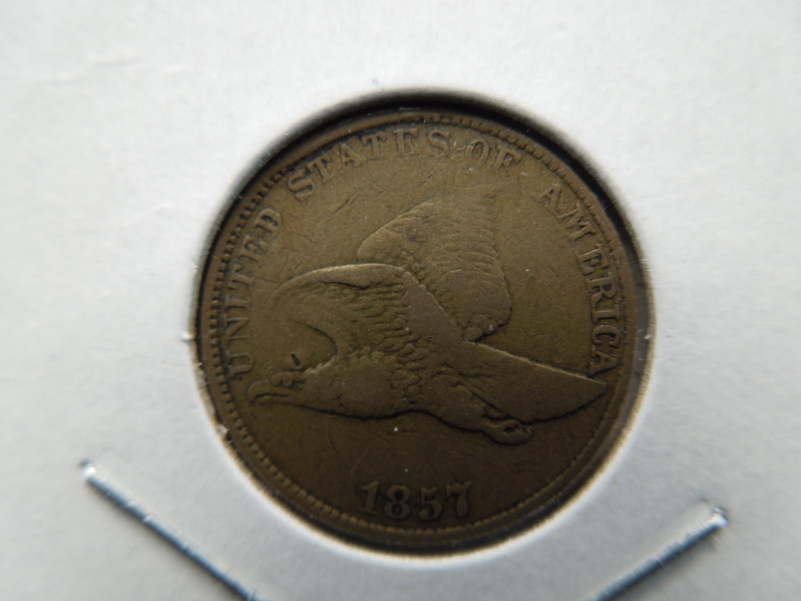 1857 Flying Eagle Cent.  Fine (1 of 3)