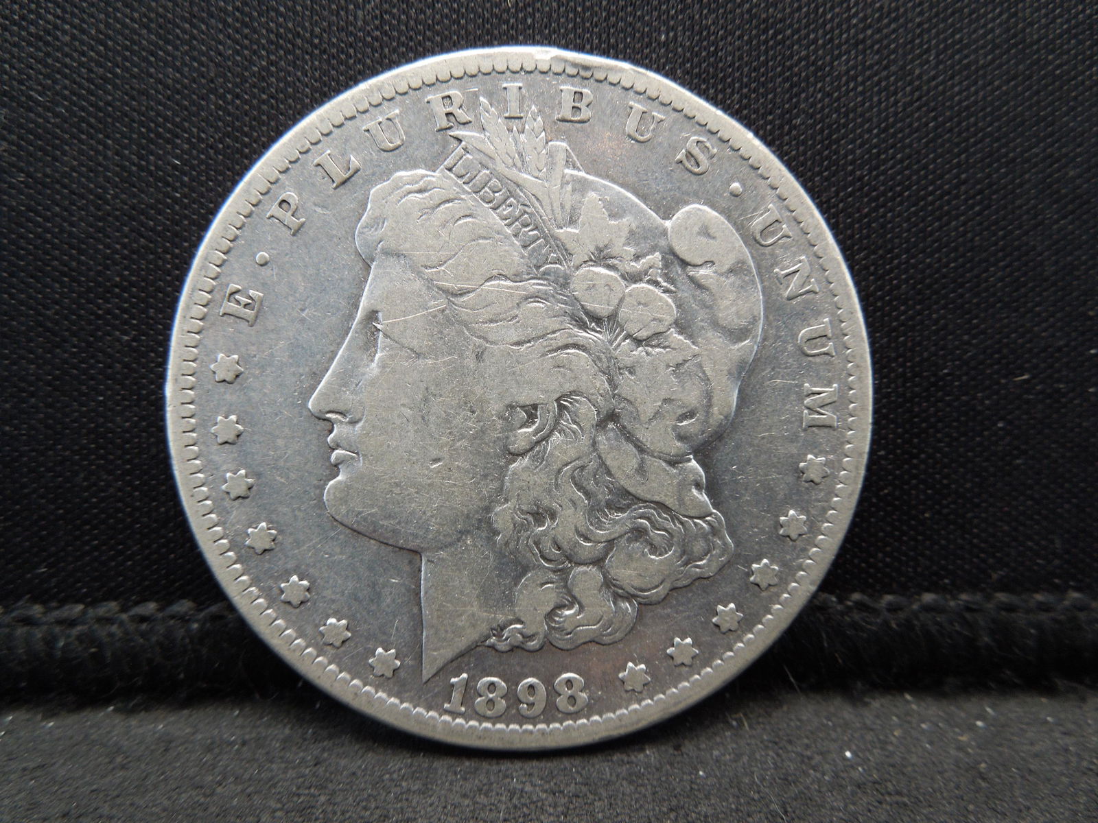 1898-S Semi-Key Date Morgan Silver Dollar. (1 of 2)