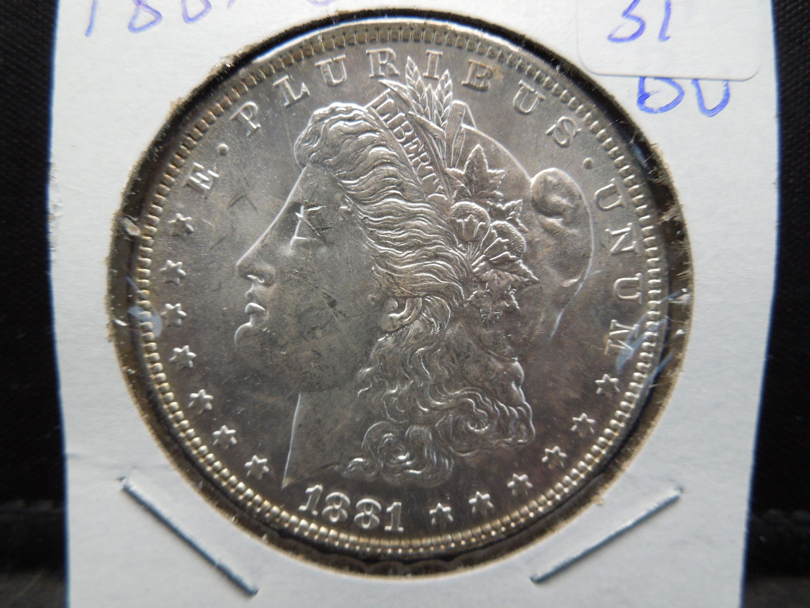 1881-O Morgan Dollar.  Choice BU.  Better date. (1 of 3)