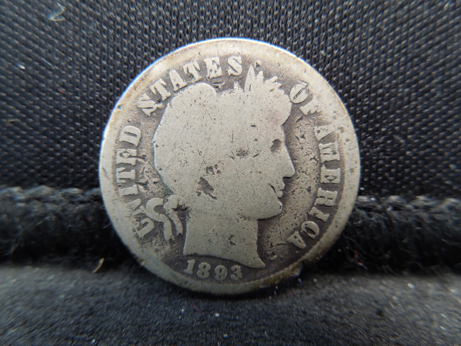 1893-O Semi-Key Date Barber Dime. (1 of 2)