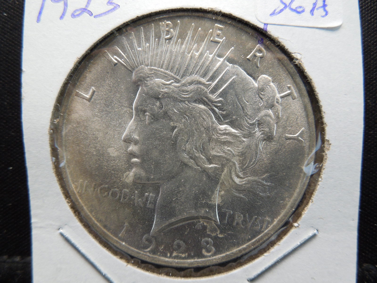 1923 Peace Dollar.  BU. (1 of 3)