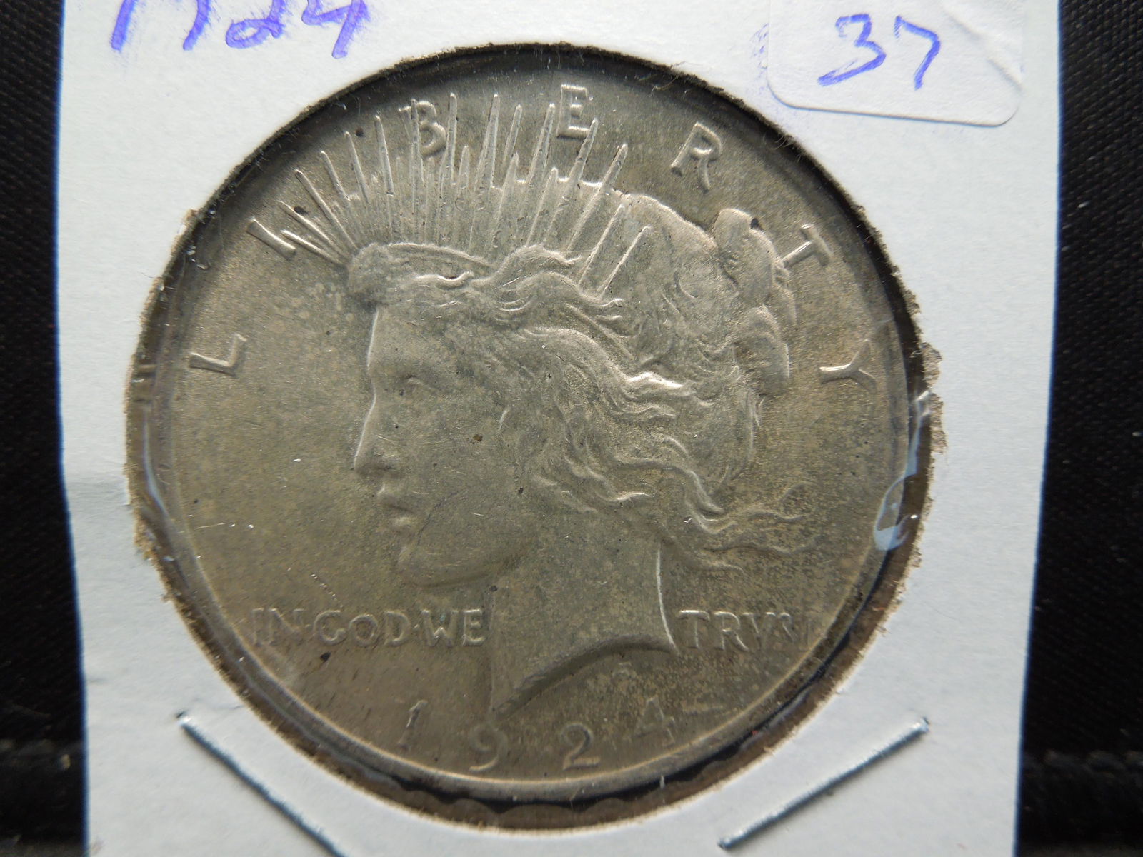 1924 Peace Dollar.  Uncirculated. (1 of 3)