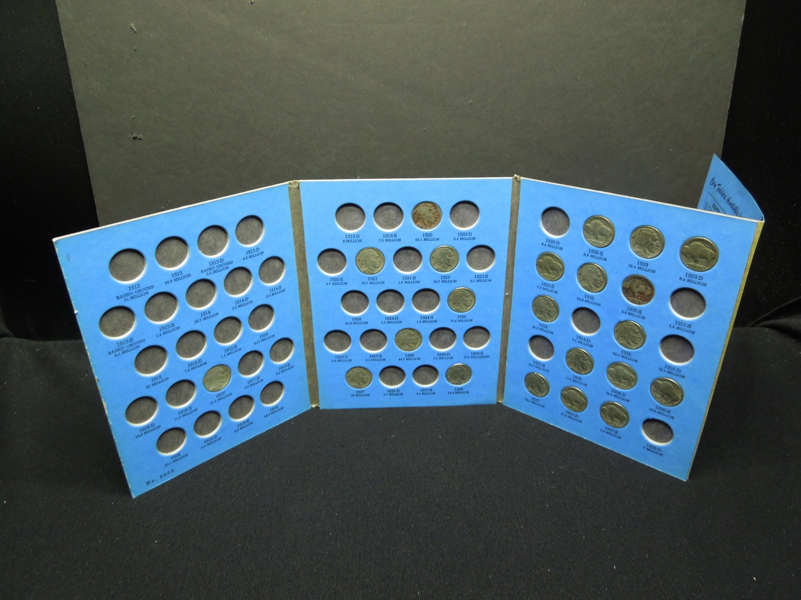 Buffalo Nickel Book With (22) Coins (1 of 7)