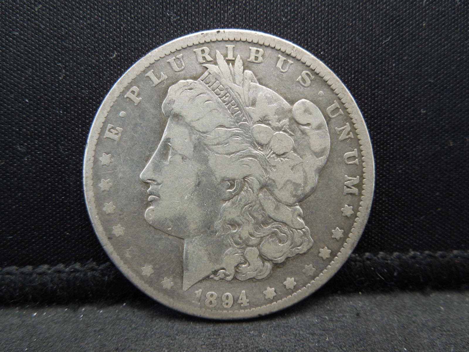 1894-O Semi-Key Date Morgan Silver Dollar. (1 of 2)