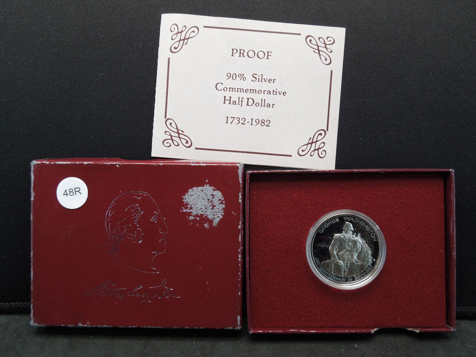 1982 George Washington 90% Silver Commemorative Half (1 of 4)