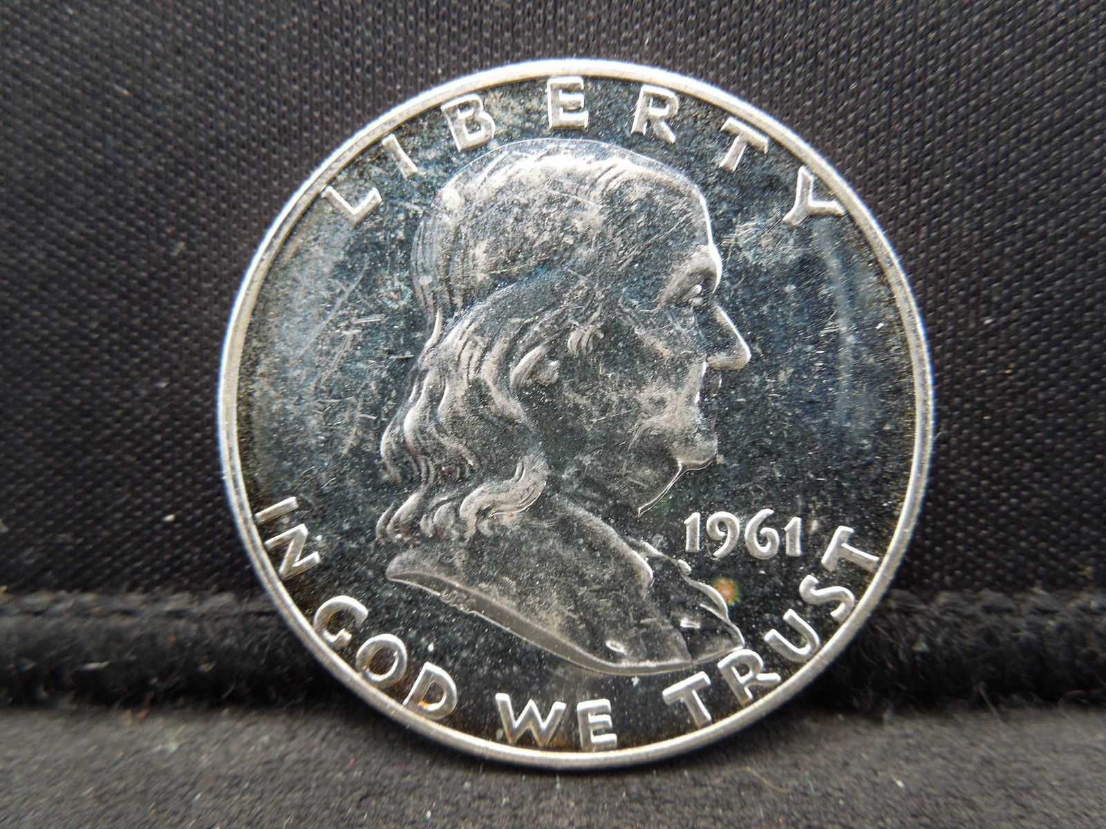 1961 Proof Benjamin Franklin Half Dollar. (1 of 2)