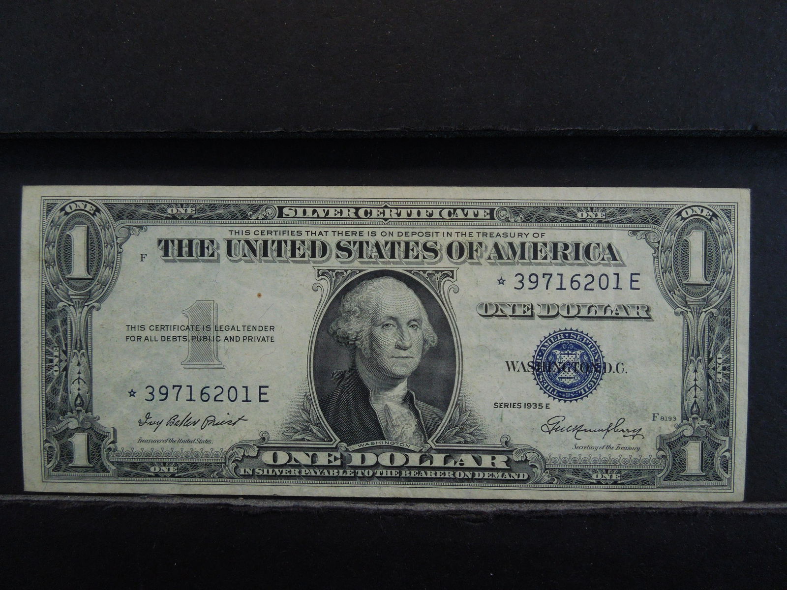 1935 E One Dollar Star Note Silver Certificate (1 of 3)