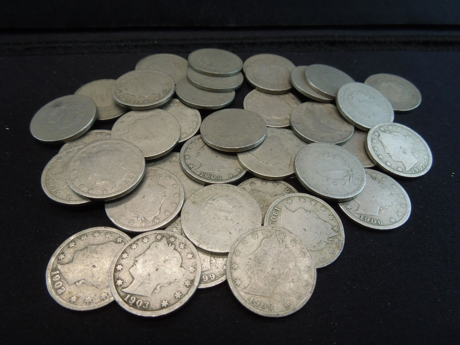 40 Liberty Head V Nickels (1 of 4)