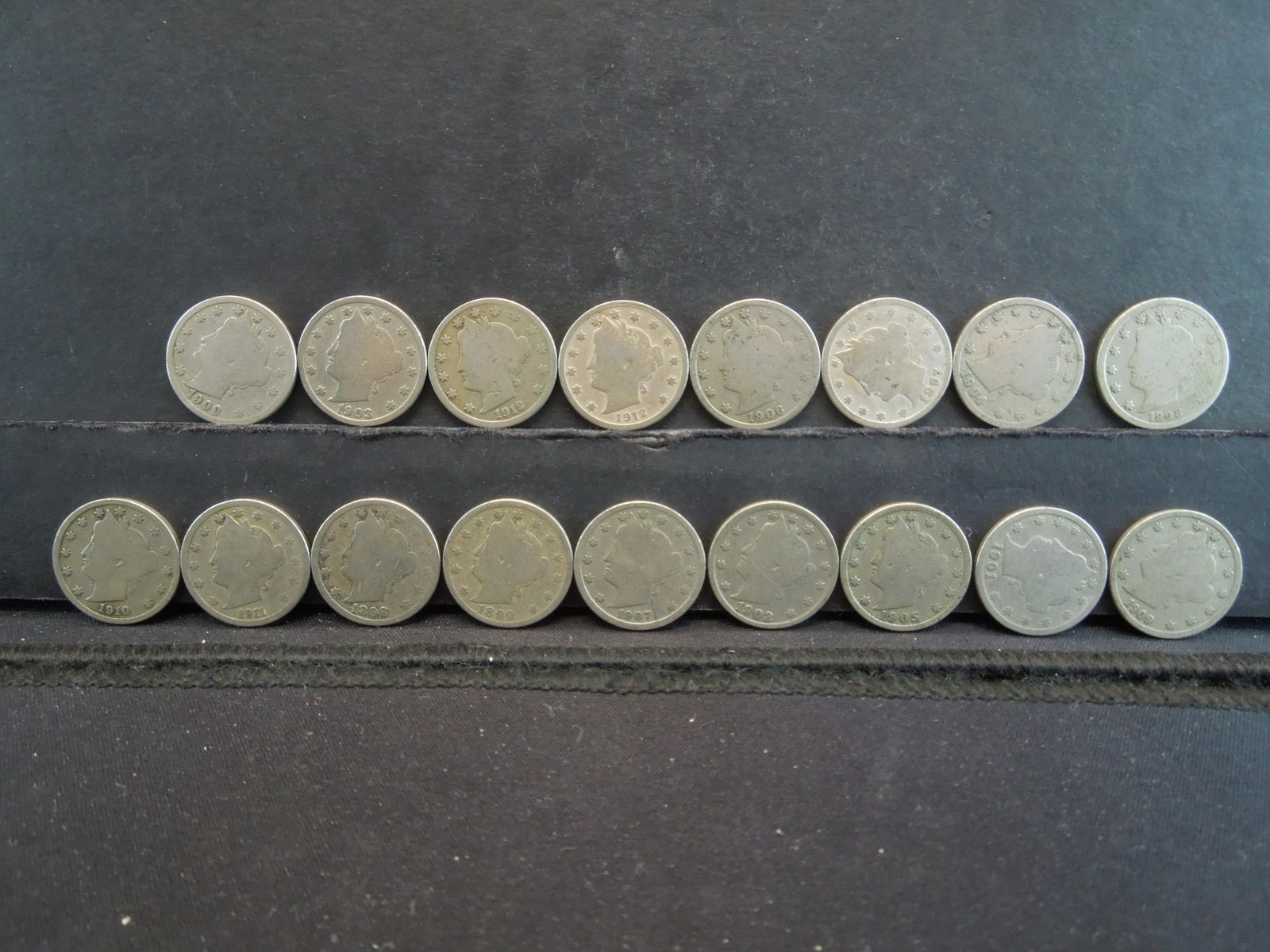 17 Different Liberty Nickels Nice Group (1 of 6)