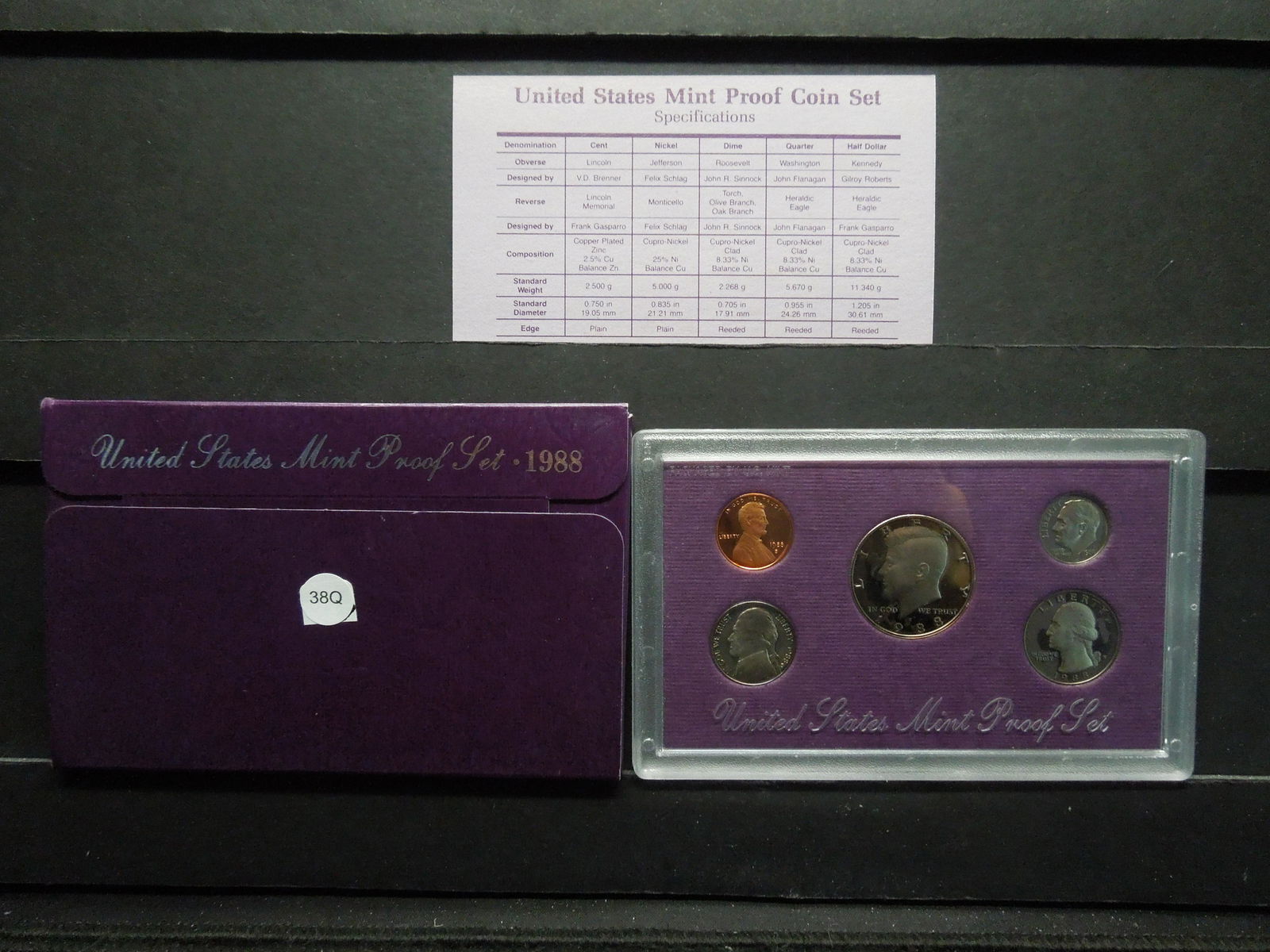 1988 S US Mint Proof Set (1 of 4)