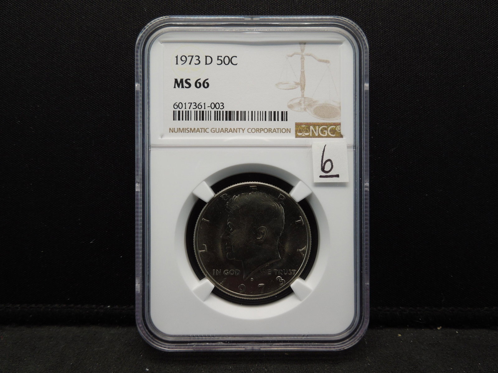 1973-D Kennedy Half-Dollar.  NGC MS66 (1 of 4)
