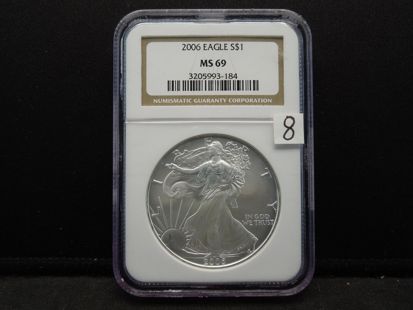 2006 American Silver Eagle.  NGC MS69 (1 of 4)