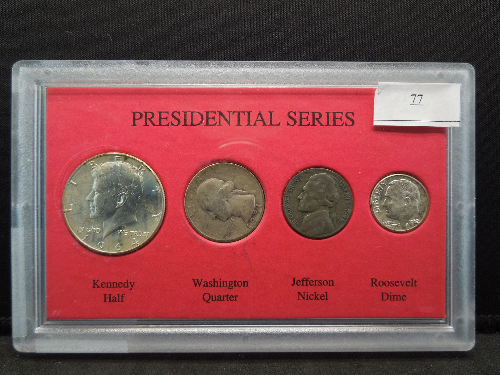 Presidential Series 4-Coin SILVER Set (1 of 2)