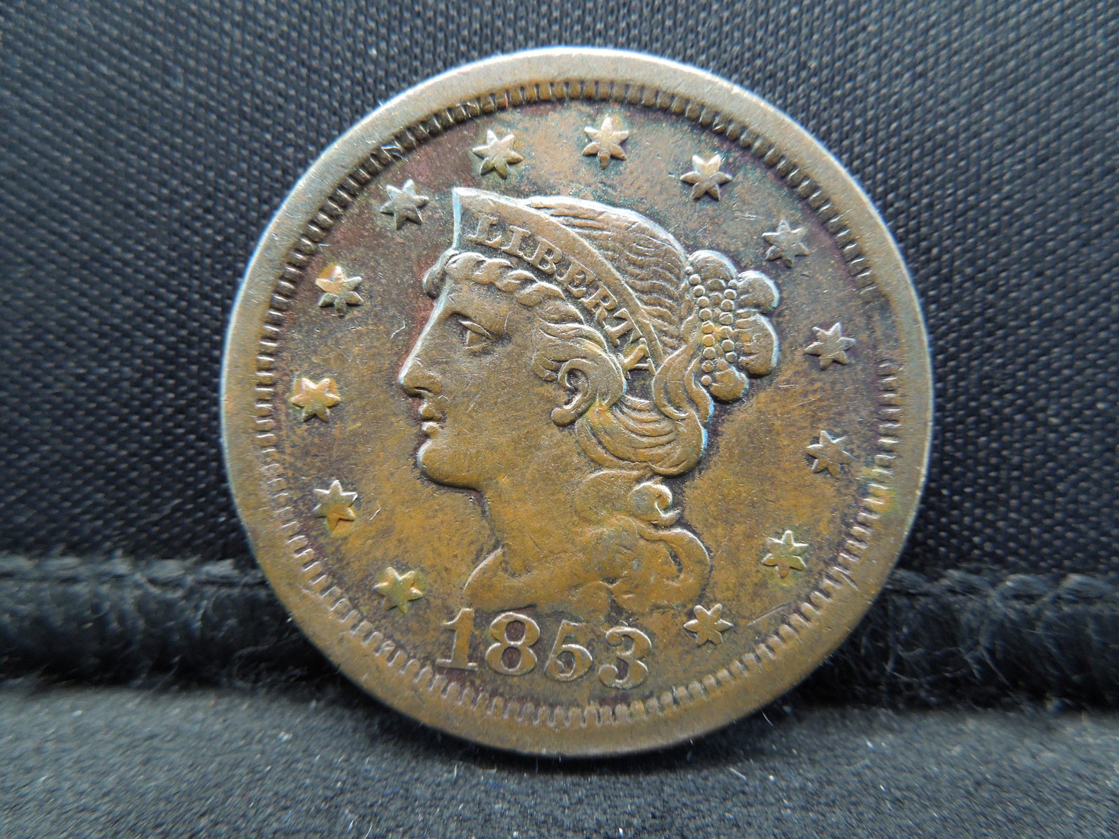 1853 Large Cent Great Details (1 of 2)