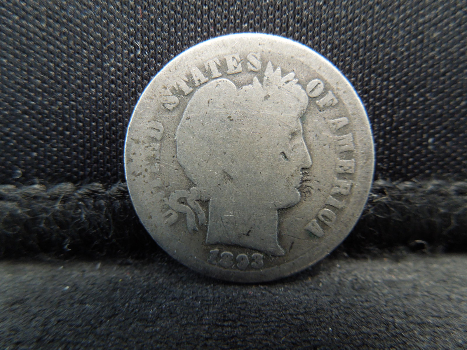 1893 O Barber Dime (1 of 2)