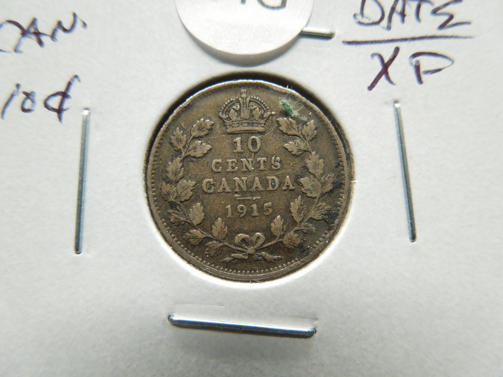 1915 Canada 10c.  Key Date.  XF. (1 of 3)