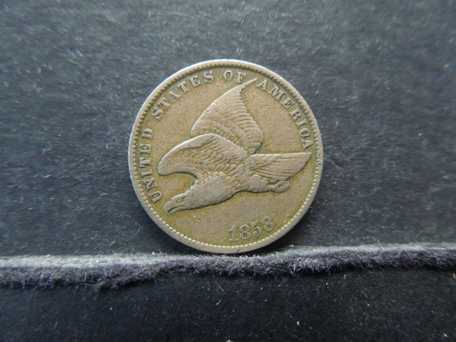 1858 SL Flying Eagle Cent - Very Nice Detail (1 of 2)