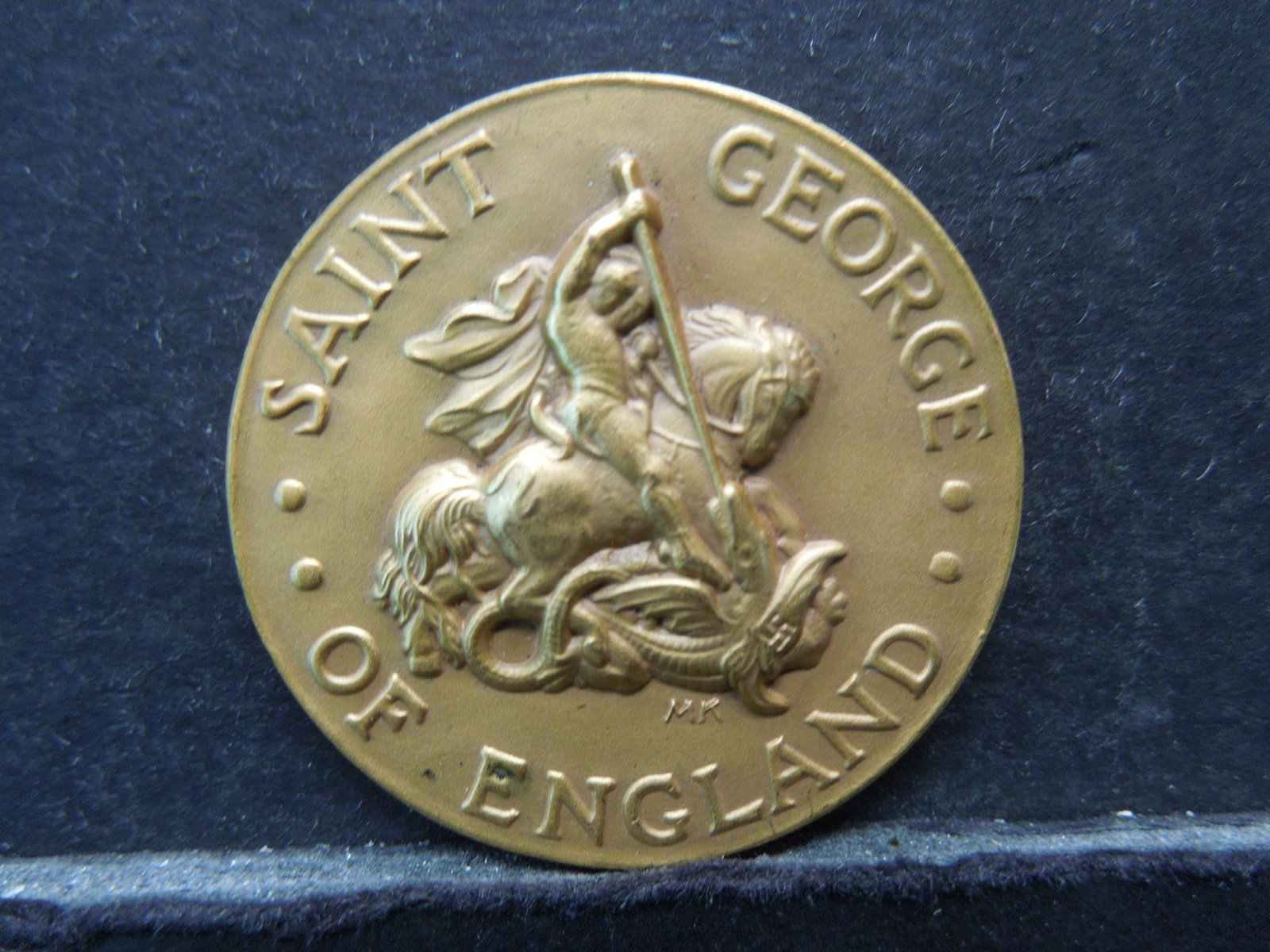 WWll St. George United we Stand Medal - Slaying the: WWll St. George United we Stand Medal - Slaying the German Dragon - RARE