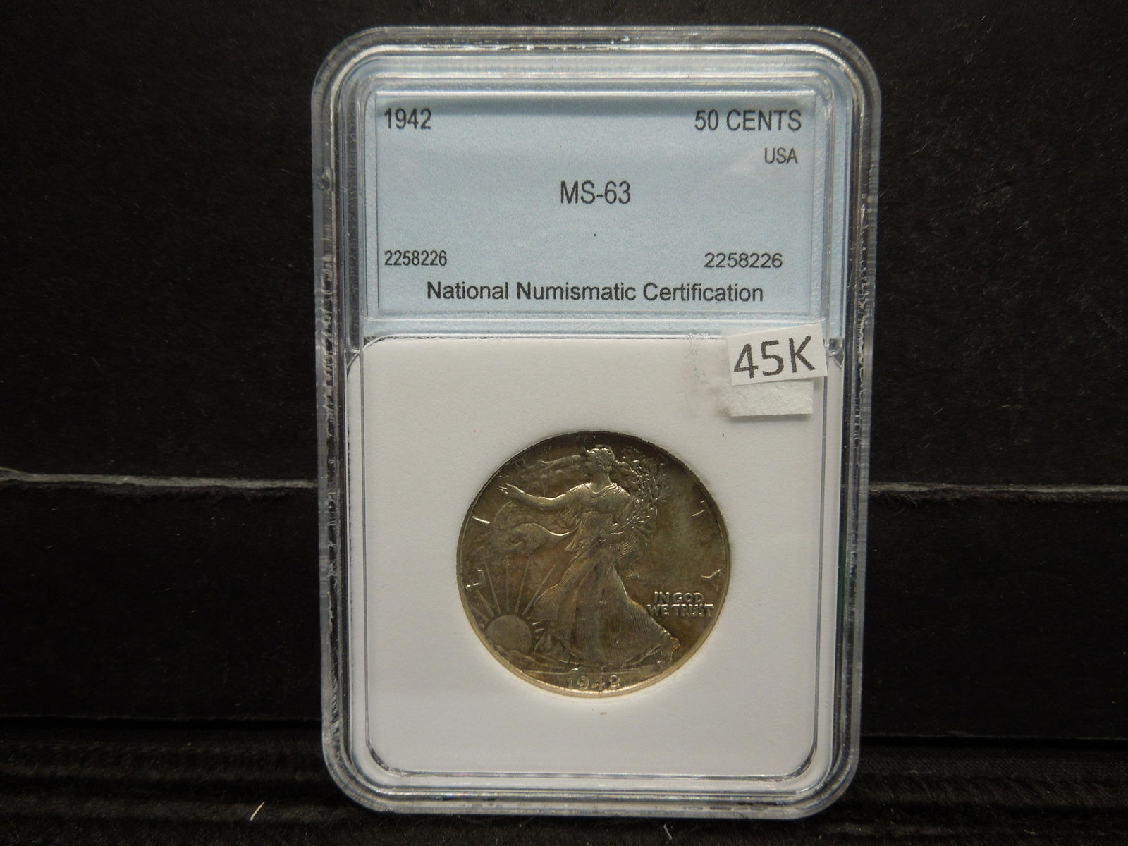 1942 Walking Liberty Half Dollar NNC MS63 (1 of 4)
