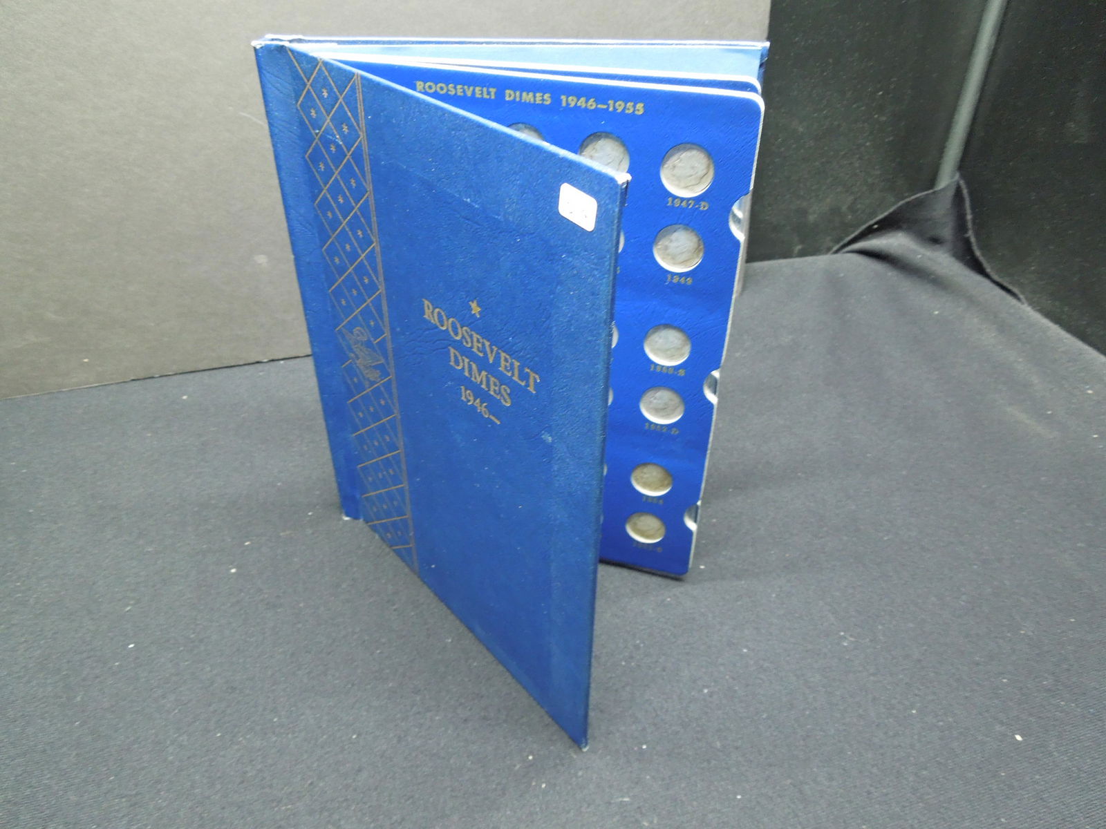 Complete set of silver Roosevelt Dimes (48) in Whitman (1 of 9)