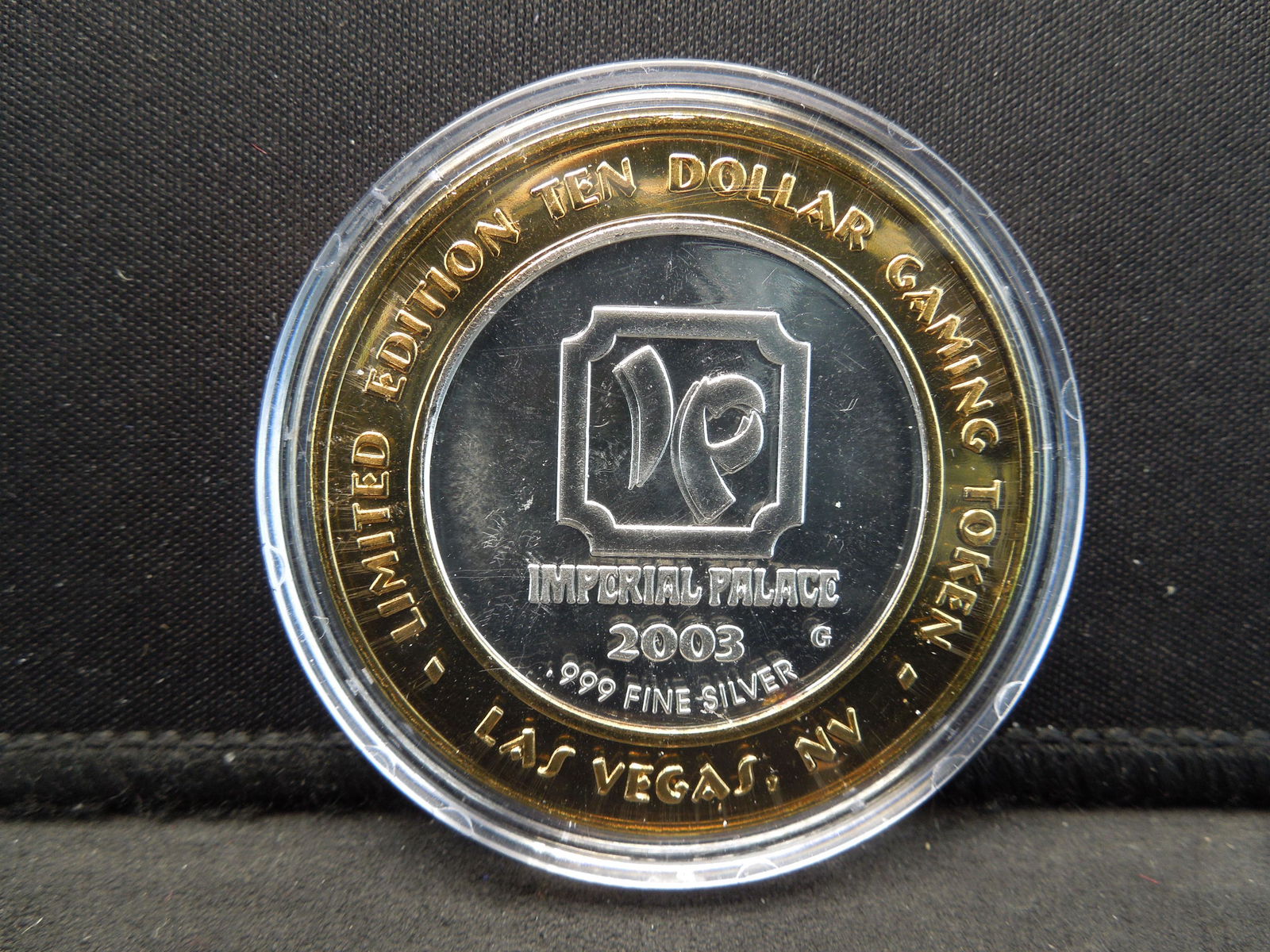 Imperial Palace  Casino Las Vegas Nevada $10 pure (1 of 2)