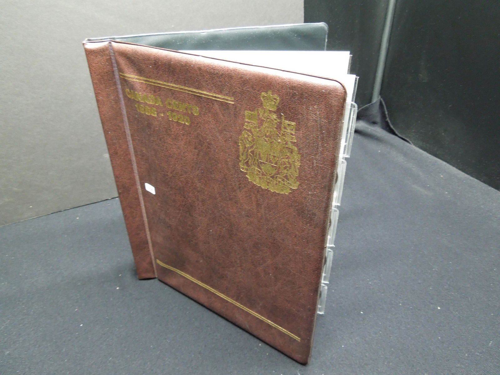 1858 – 1920 Canada Large Cent Album with 30 different (1 of 7)