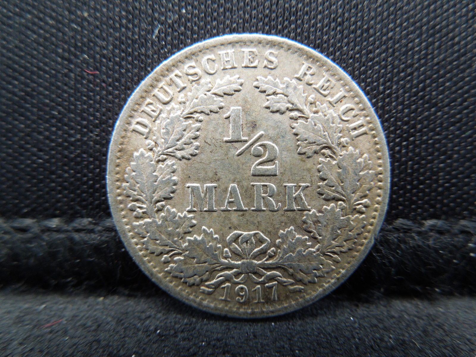 1917 A Germany 1/2 Mark 90% (1 of 2)